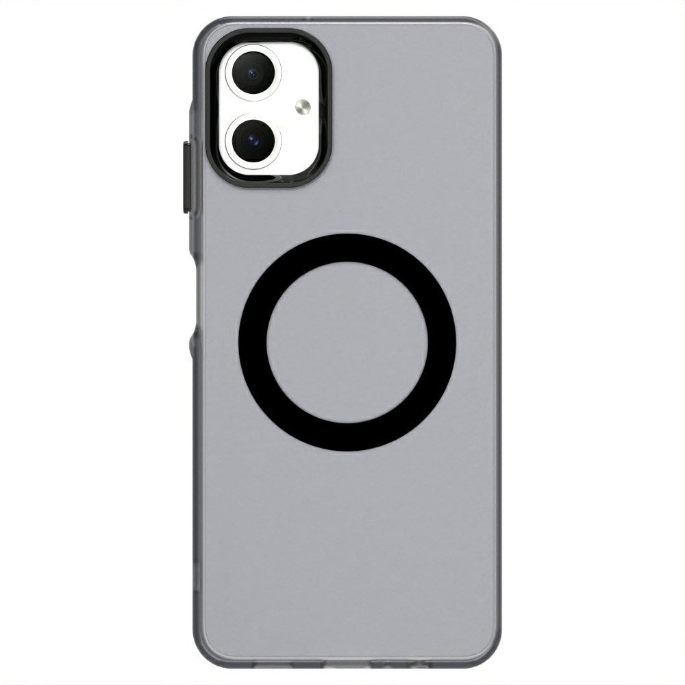 EIDERWOOD Samsung Galaxy A06 Hybrid Plastic Case - MagSafe Compatible - Transparent / Black