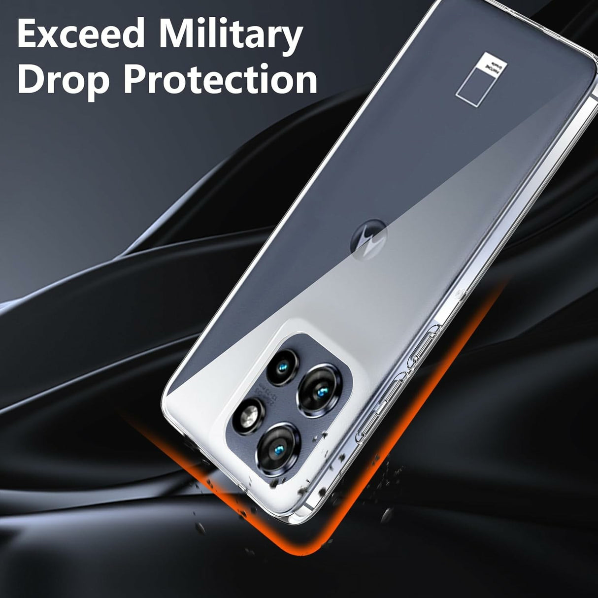 Motorola Edge 50 Neo 5G 2-in-1 Tempered Glass Screen Protector and Flexible Plastic Cover - Transparent