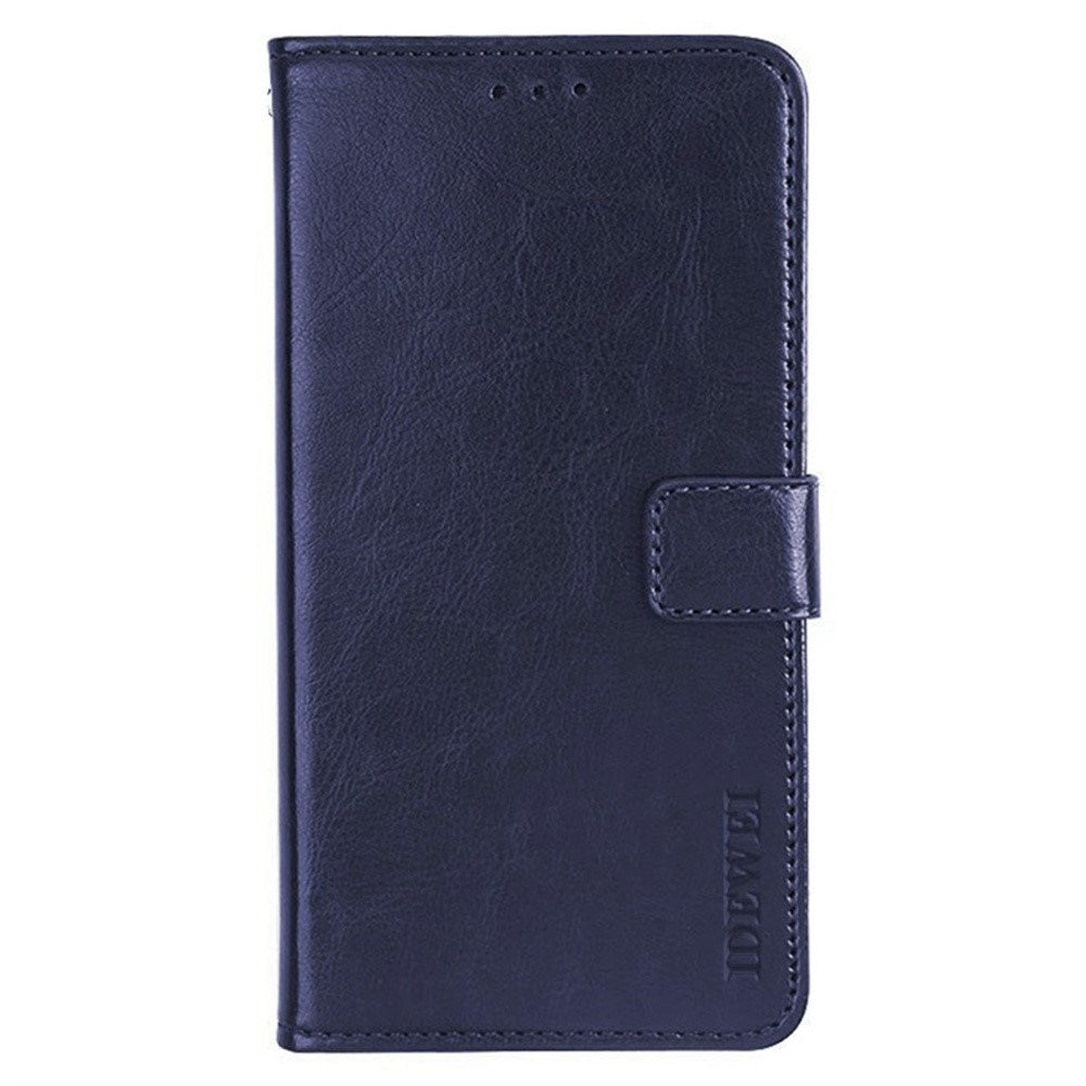 EIDERWOOD iPhone 16 Pro Faux Leather Flip Case with Wallet & Stand Function - Dark Blue