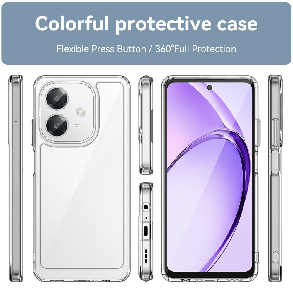 EIDERWOOD Oppo A60 / A40m / A40 Hybrid Plastic Case - Transparent