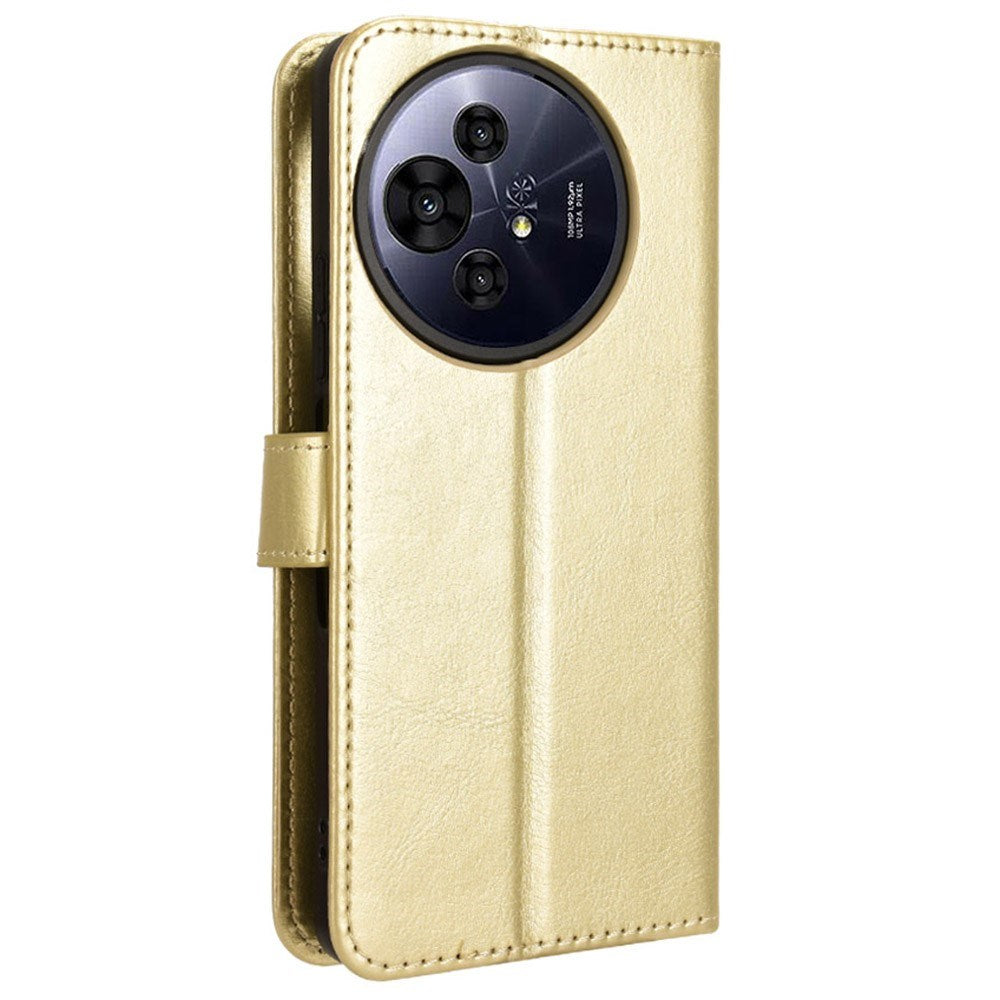 EIDERWOOD TCL 50 Pro Nxtpaper (5G) Leather Flip Case with Stand & Wallet - Gold