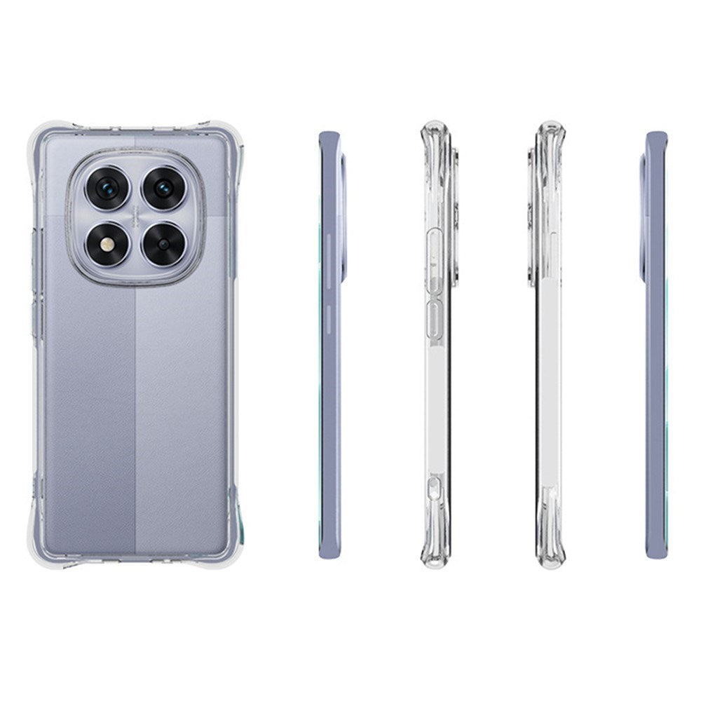 EIDERWOOD Xiaomi Redmi Note 14 Pro (5G) / Poco X7 Anti-Slip Case with Reinforced Corners - Transparent