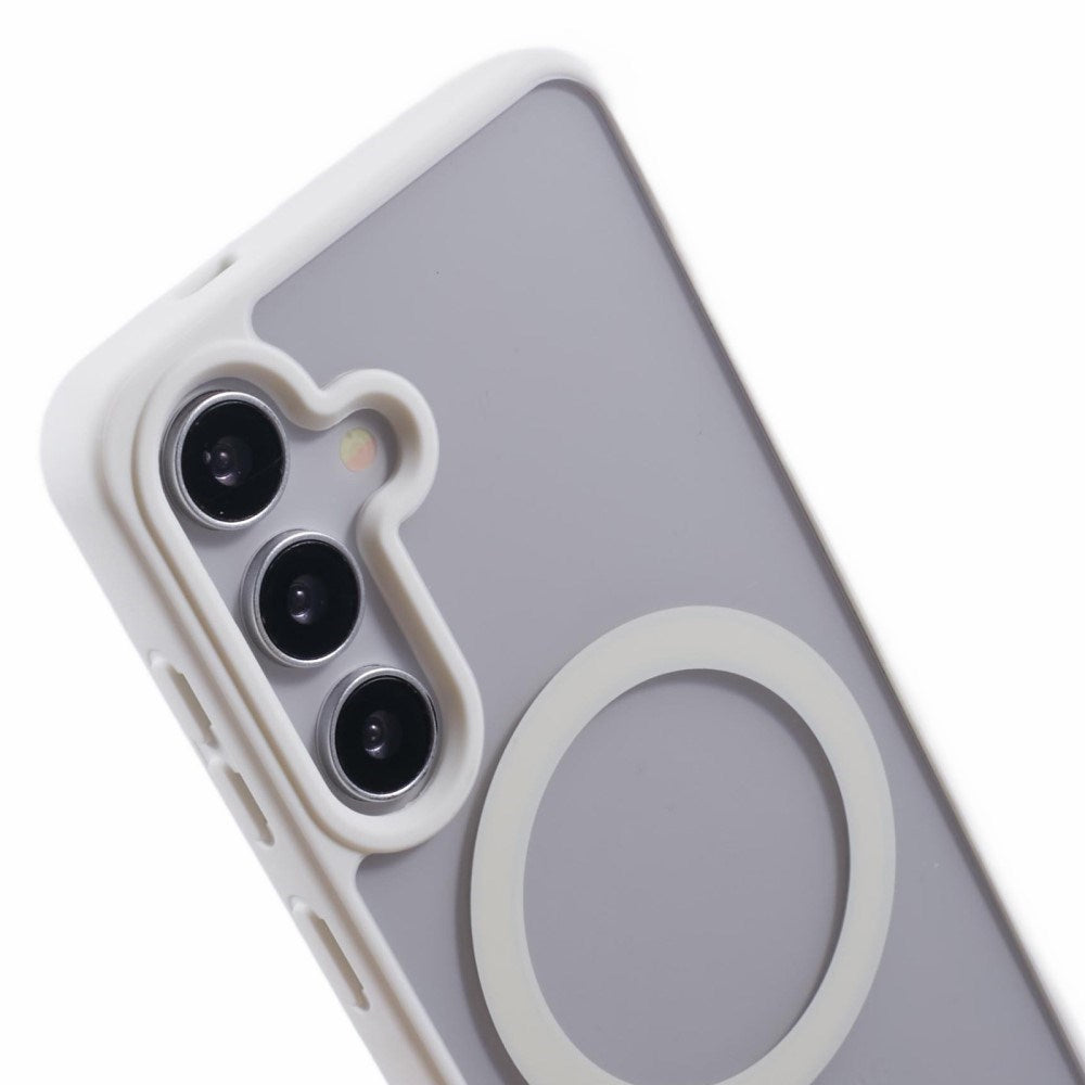 EIDERWOOD Samsung Galaxy S23 FE Hybrid Case - MagSafe Compatible - White