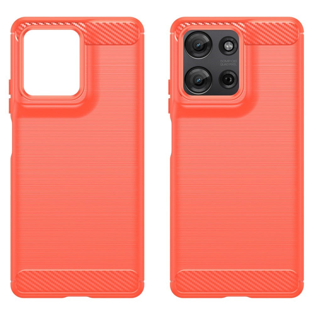 EIDERWOOD Motorola Moto G75 (5G) Brushed Carbon Case - Red