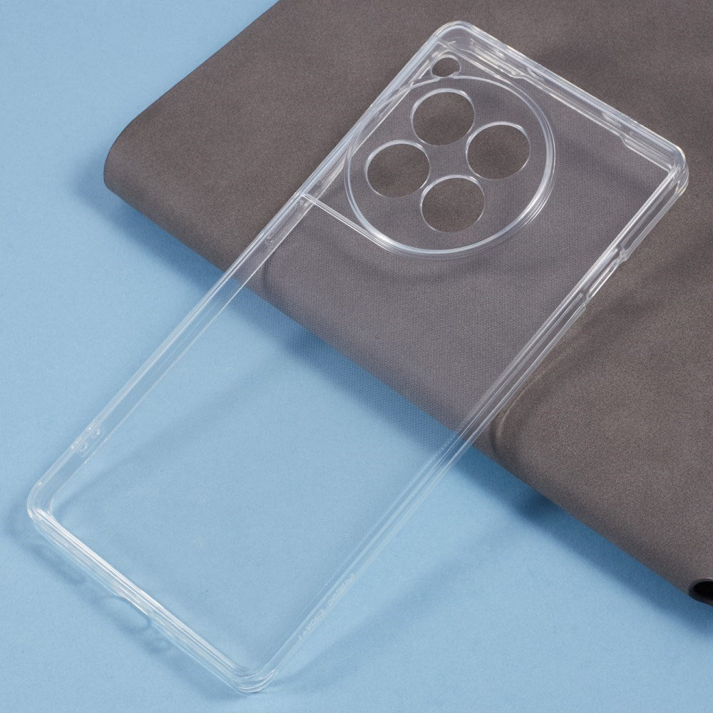 EIDERWOOD OnePlus 12R Flexible Plastic Back Case - Transparent