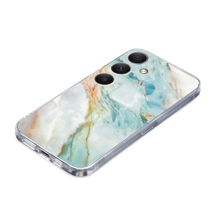 EIDERWOOD Samsung Galaxy S25 FE Flexible Plastic Case with Motif - Marble