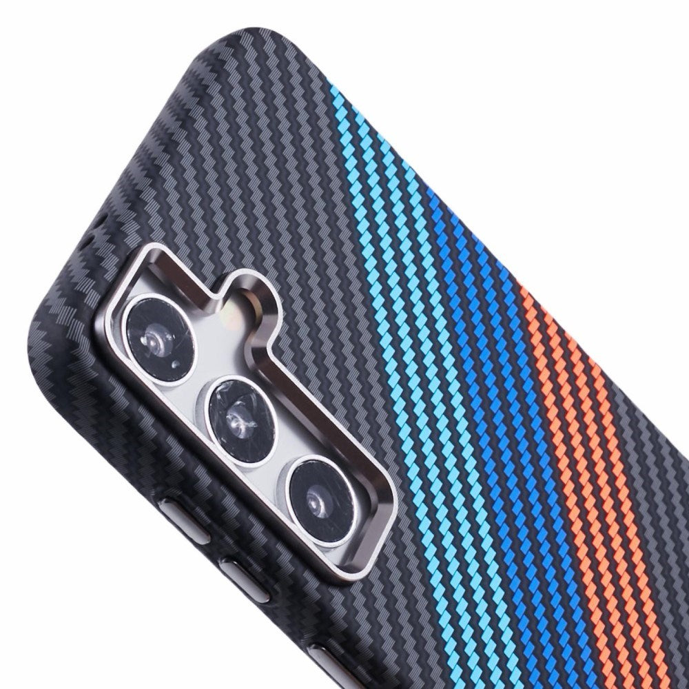 EIDERWOOD Patterned Carbon Case - Samsung Galaxy S24 - MagSafe Compatible - Colorful Stripes