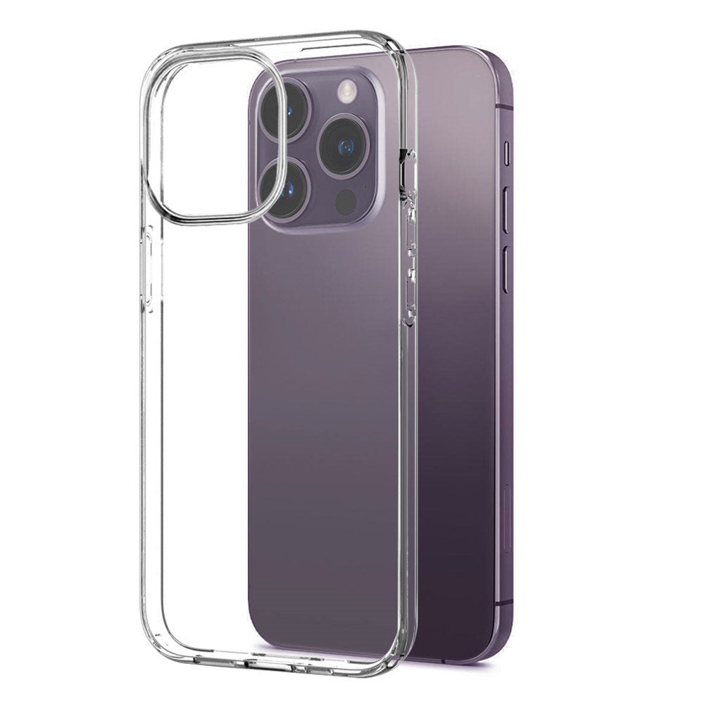 NORTHJO iPhone 14 Pro | 3-in-1 360° Protection Set with Case | Screen Protector | Camera Lens Protector - Transparent