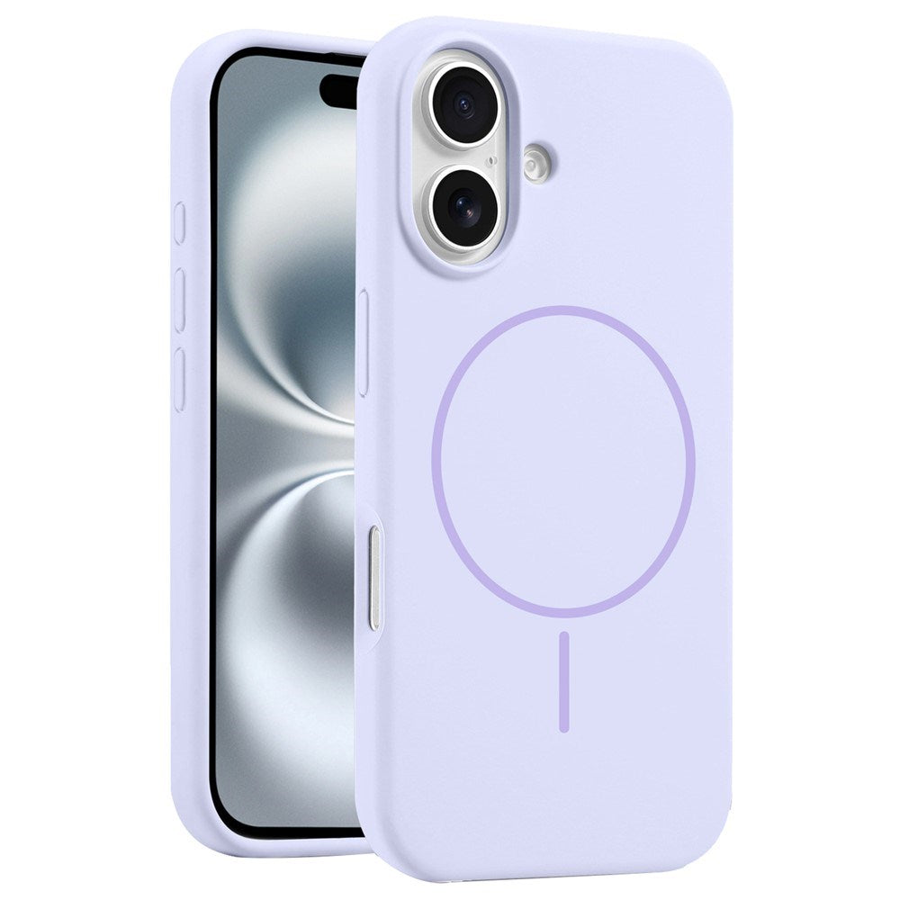 EIDERWOOD iPhone 16 Plus Silicone Case - MagSafe Compatible - Purple