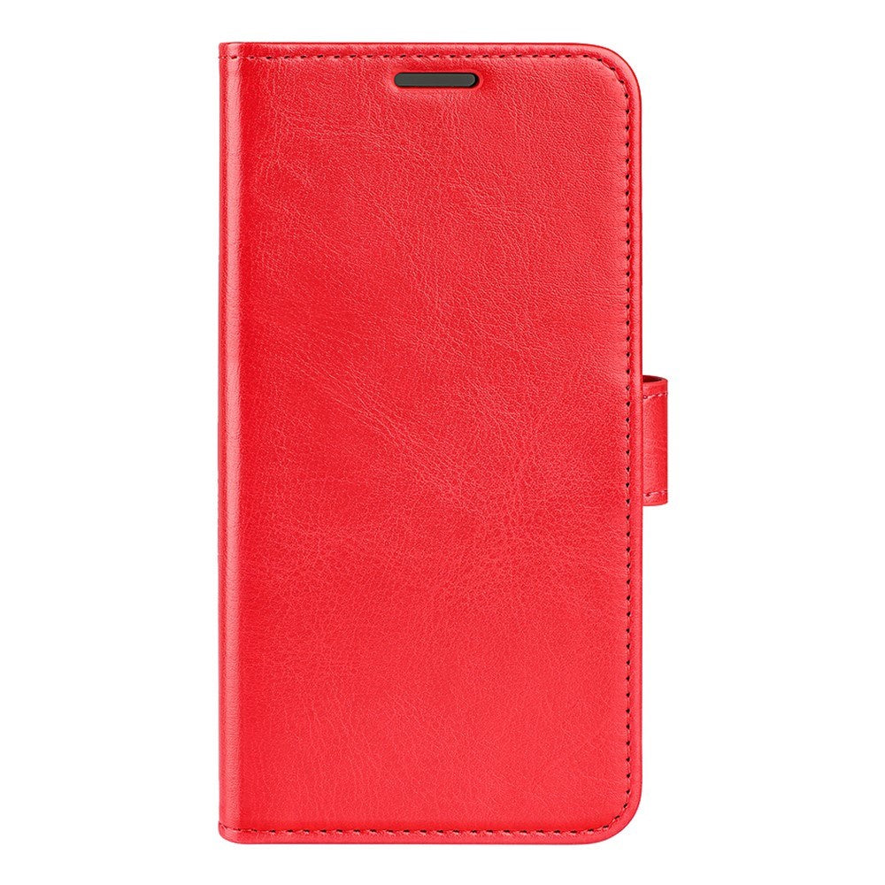 EIDERWOOD Samsung Galaxy S25 Faux Leather Flip Case with Cardholder & Stand Function - Red
