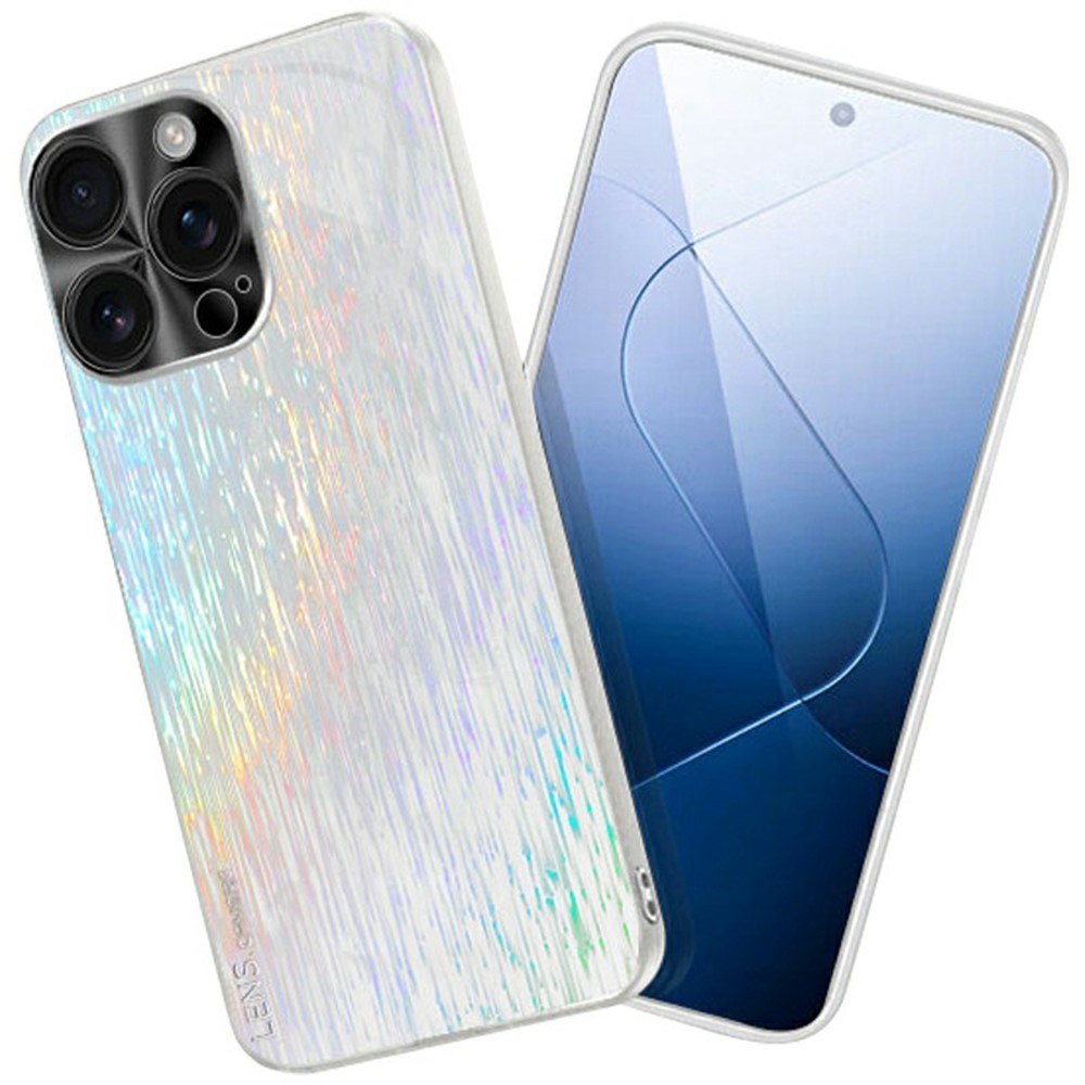 EIDERWOOD iPhone 16 Pro Max Reflective Hard Plastic Case - White