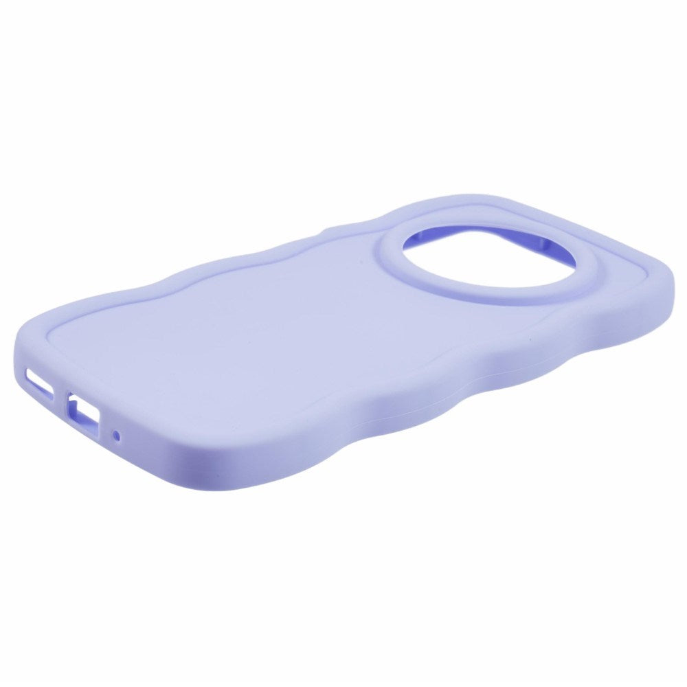 EIDERWOOD Xiaomi Redmi 14C Flexible Plastic Wavy Case - Purple
