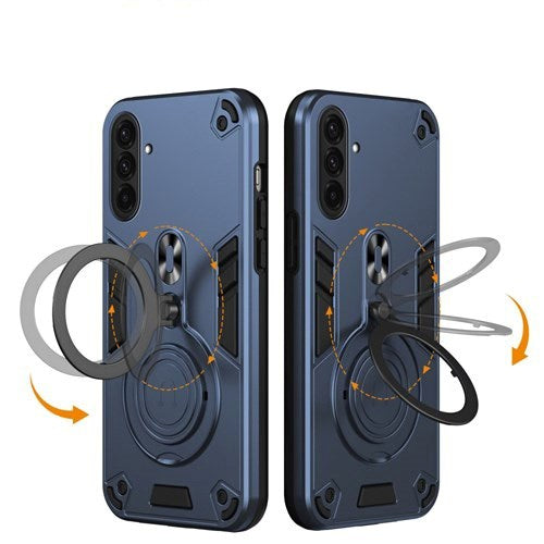 EIDERWOOD Samsung Galaxy A36 (5G) Hybrid Case with 360 Degree Rotatable Kickstand - MagSafe Compatible - Blue