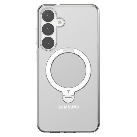 TORRAS Samsung Galaxy S25+ (Plus) Hybrid Case with Kickstand - MagSafe Compatible - Transparent