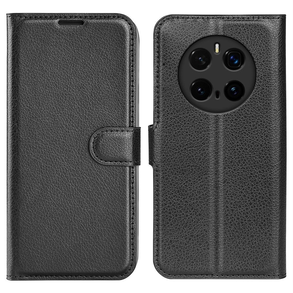 EIDERWOOD Honor Magic7 Pro Faux Leather Flip Case with Cardholder & Stand Function - Black