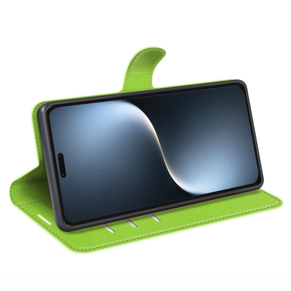 EIDERWOOD Honor Magic7 Pro Faux Leather Flip Case with Cardholder & Stand Function - Green