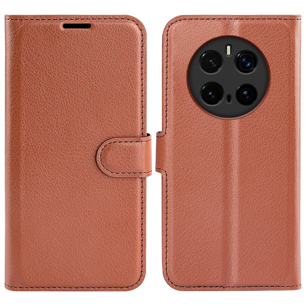 EIDERWOOD Honor Magic7 Pro Faux Leather Flip Case with Cardholder & Stand Function - Brown