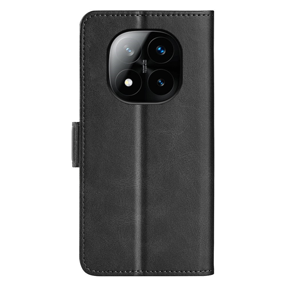 EIDERWOOD Xiaomi Redmi Note 14 Pro+ Faux Leather Flip Case with Cardholder & Stand Function - Black