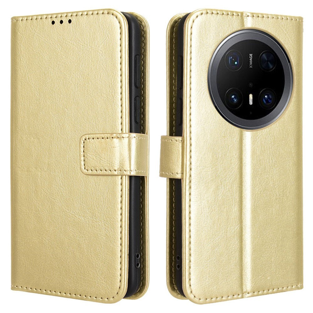 EIDERWOOD Huawei Mate 70 Pro+ / 70 Pro Faux Leather Flip Case with Strap - Gold
