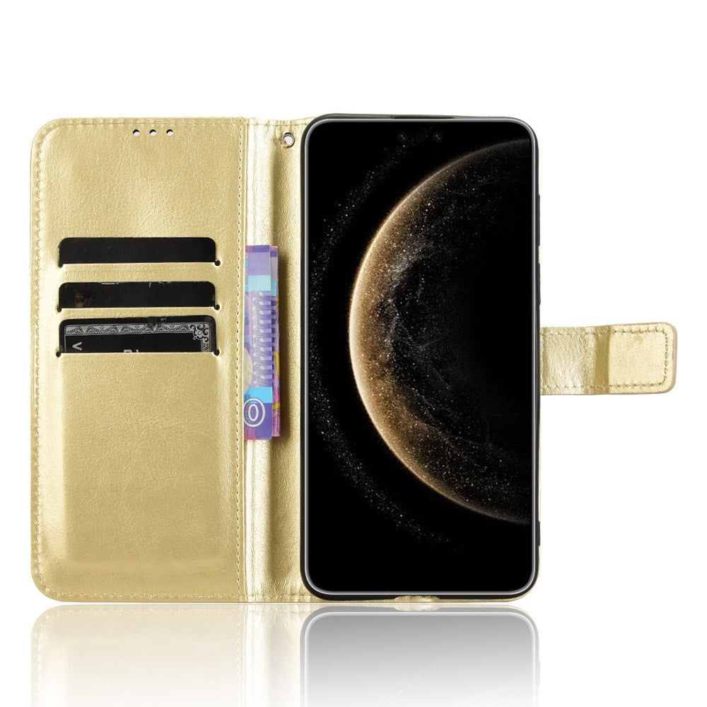 EIDERWOOD Huawei Mate 70 Pro+ / 70 Pro Faux Leather Flip Case with Strap - Gold