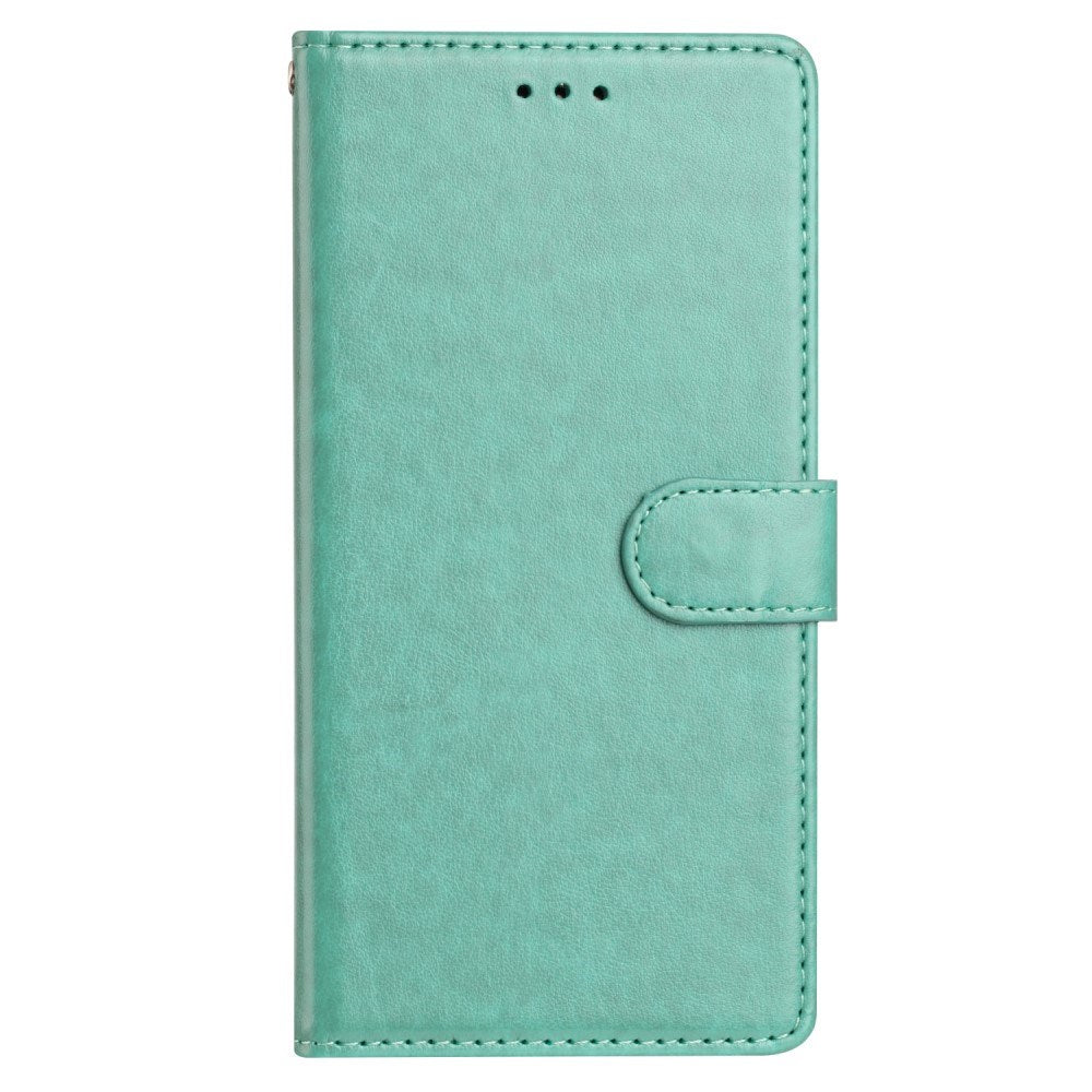 EIDERWOOD Samsung Galaxy A56 (5G) Faux Leather Flip Case with Strap - Green