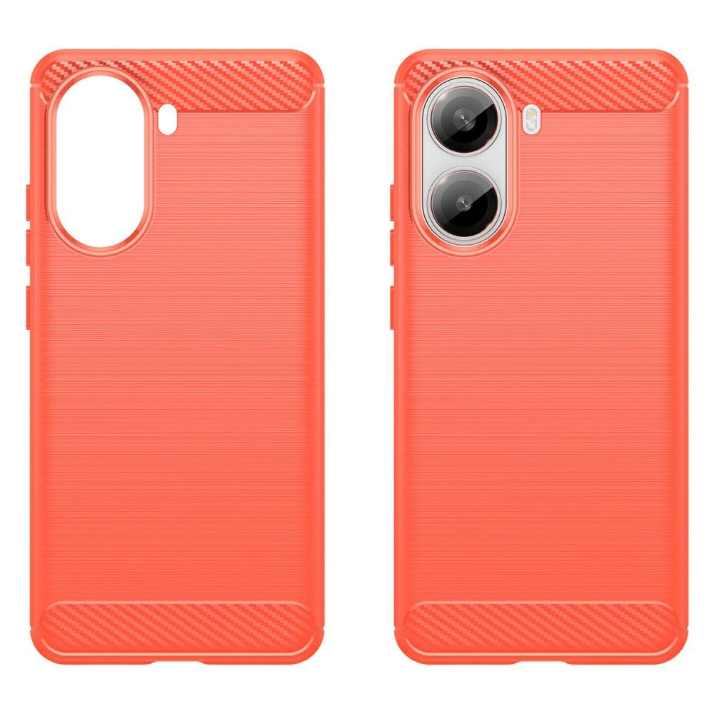 EIDERWOOD Xiaomi Poco X7 ProBrushed Carbon Case - Red
