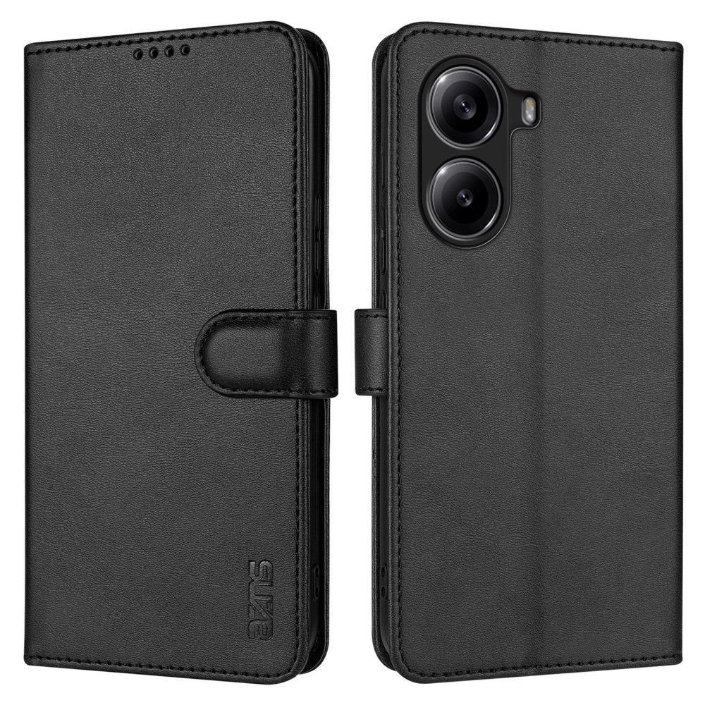EIDERWOOD Xiaomi Poco X7 Pro Faux Leather Flip Case with Cardholder & Stand Function - Black