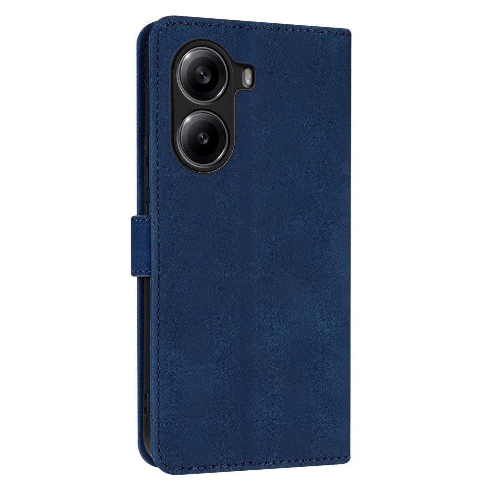 EIDERWOOD Xiaomi Poco X7 Pro Faux Leather Flip Case with Cardholder & Stand Function - Blue