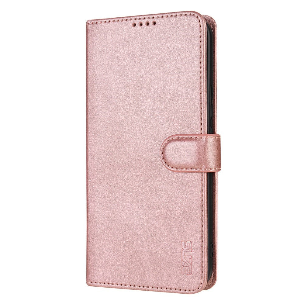 EIDERWOOD Xiaomi Poco X7 Pro Faux Leather Flip Case with Cardholder & Stand Function - Rose Gold