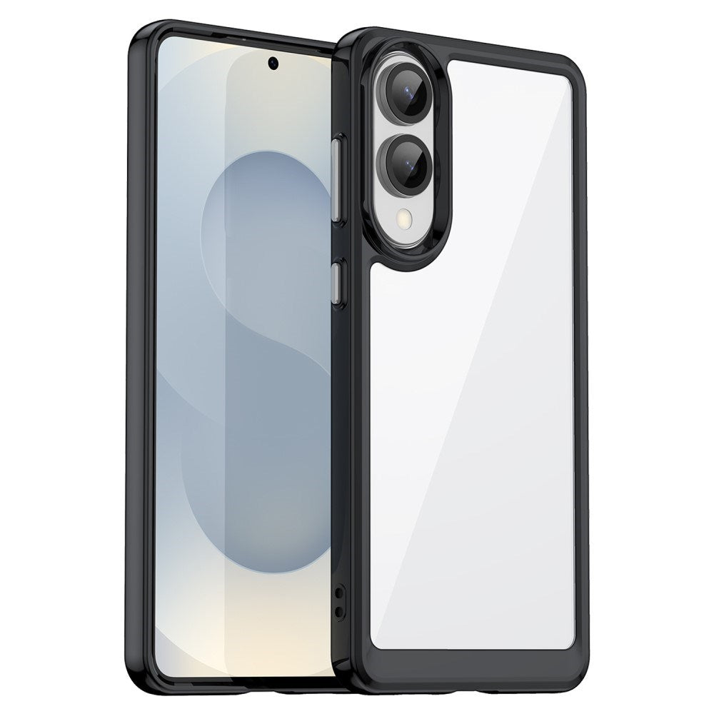 EIDERWOOD Samsung Galaxy S25 Edge Hybrid Plastic Case - Transparent / Black