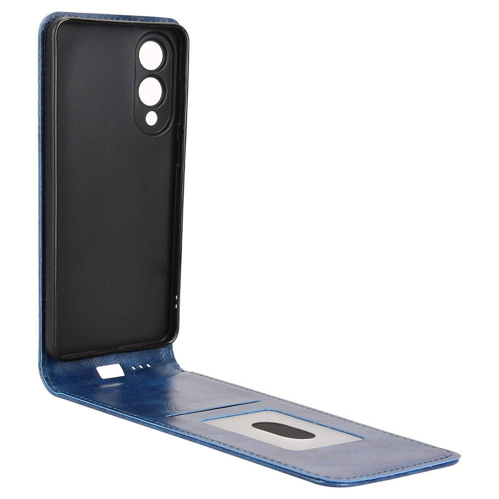 EIDERWOOD Samsung Galaxy S25 Edge Vertical Flip Case with Card Holder - Blue