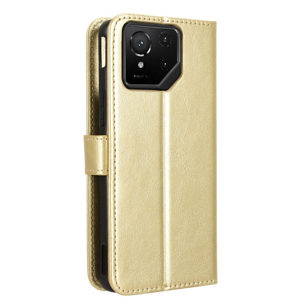 EIDERWOOD Asus ROG Phone 9 (5G) / 9 Pro (5G) Faux Leather Flip Case with Cardholder & Stand Function - Gold