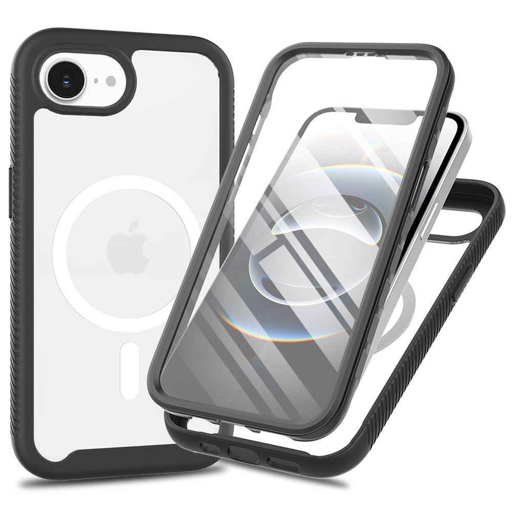 EIDERWOOD iPhone 16e 2-in-1 Case with Built-in Screen Protector - Black