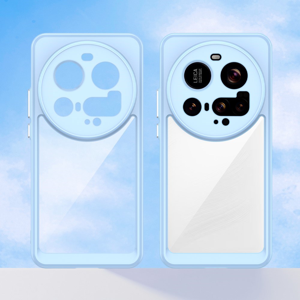 EIDERWOOD Xiaomi 15 Ultra Hybrid Plastic Case - Transparent / Blue