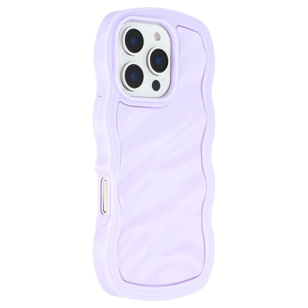 iPhone 16 Pro Max EIDERWOOD Hybrid Plastic Wavy Case – Purple