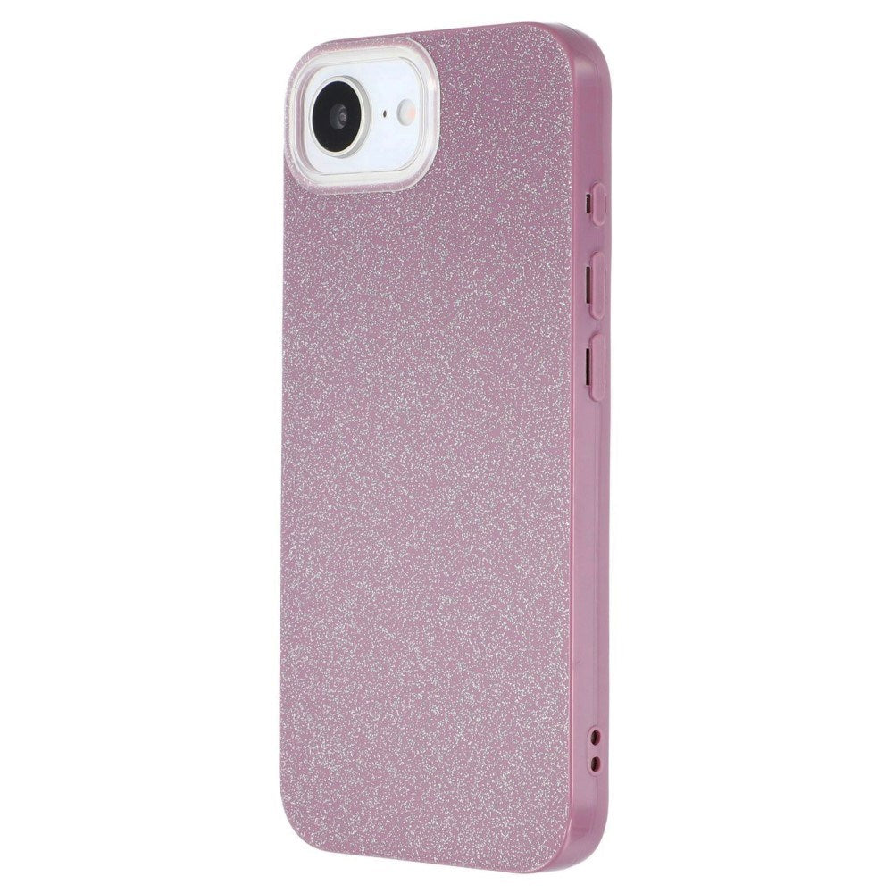 EIDERWOOD IPhone 16e Flexible Plastic Case with Glitter - Pink