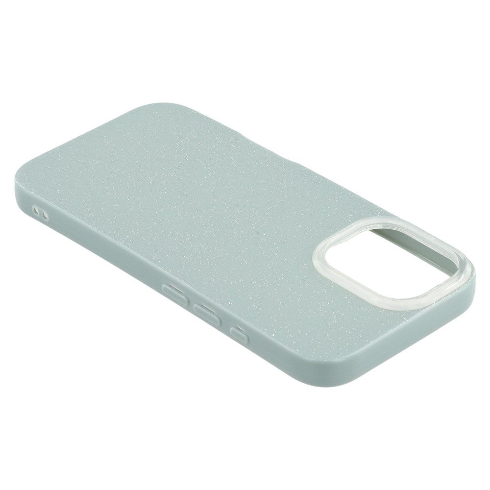 EIDERWOOD IPhone 16 Flexible Plastic Case with Glitter - Light Green