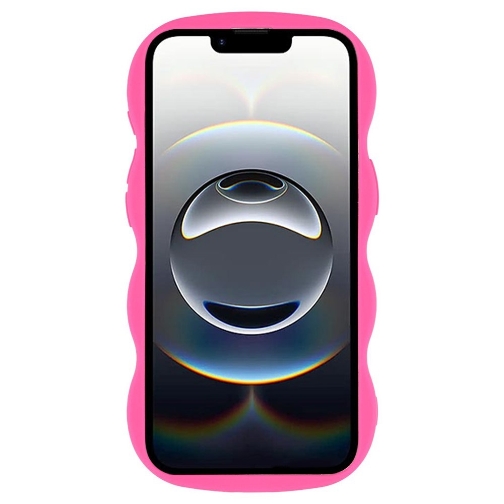 iPhone 17e / 16e EIDERWOOD Flexible Plastic Wavy Case - Pink