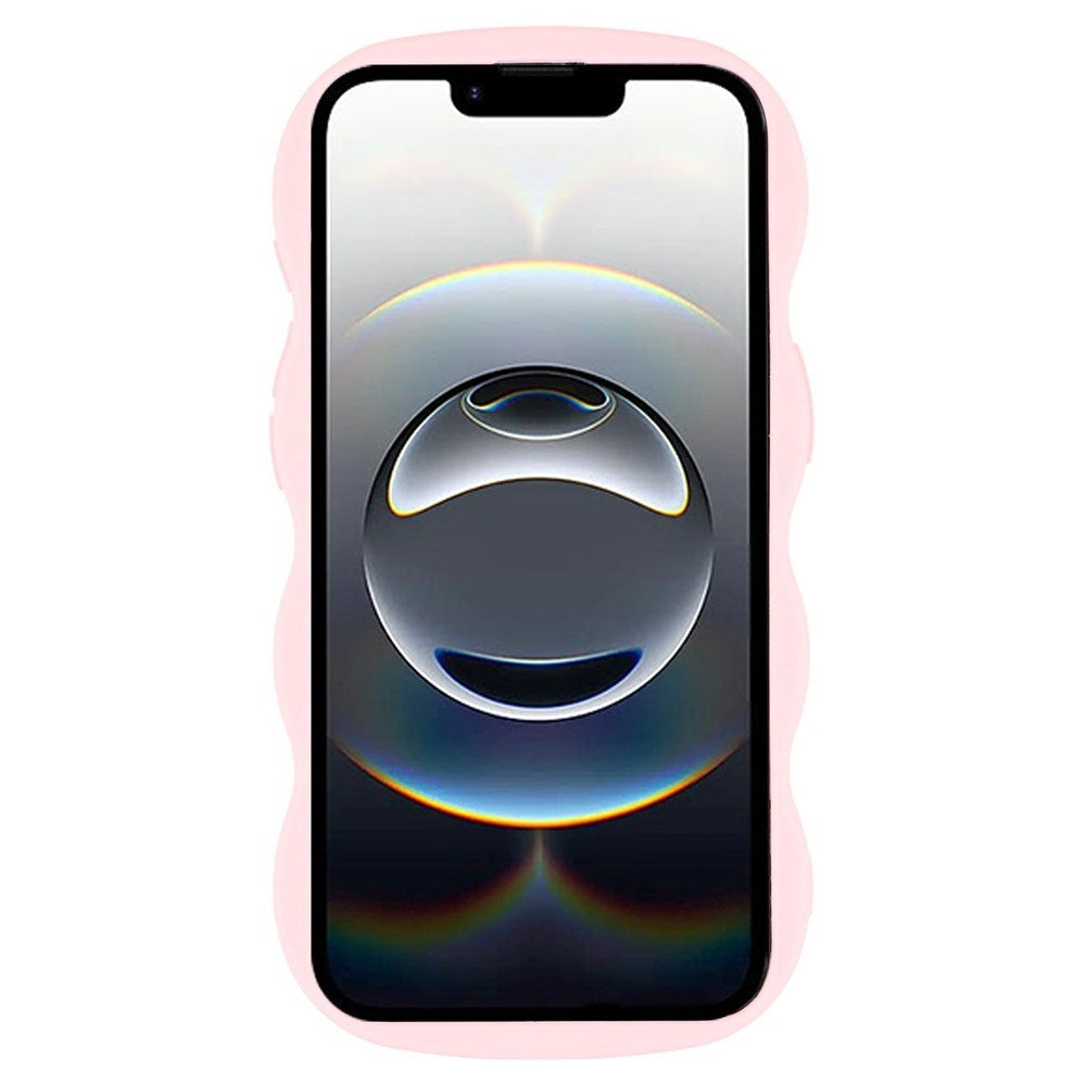 iPhone 17e / 16e EIDERWOOD Flexible Plastic Wavy Case - Light Pink