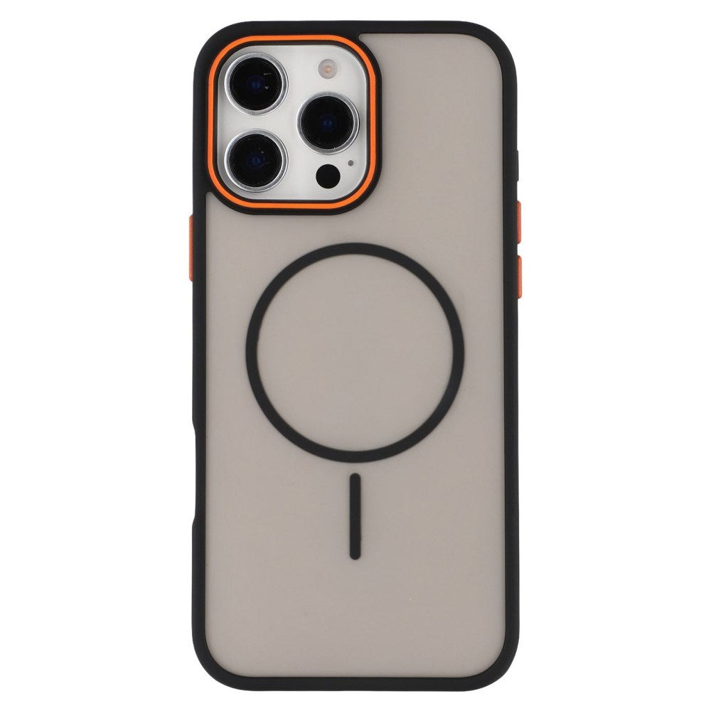 EIDERWOOD iPhone 16 Pro Matte Hybrid Plastic Case - MagSafe Compatible - Black