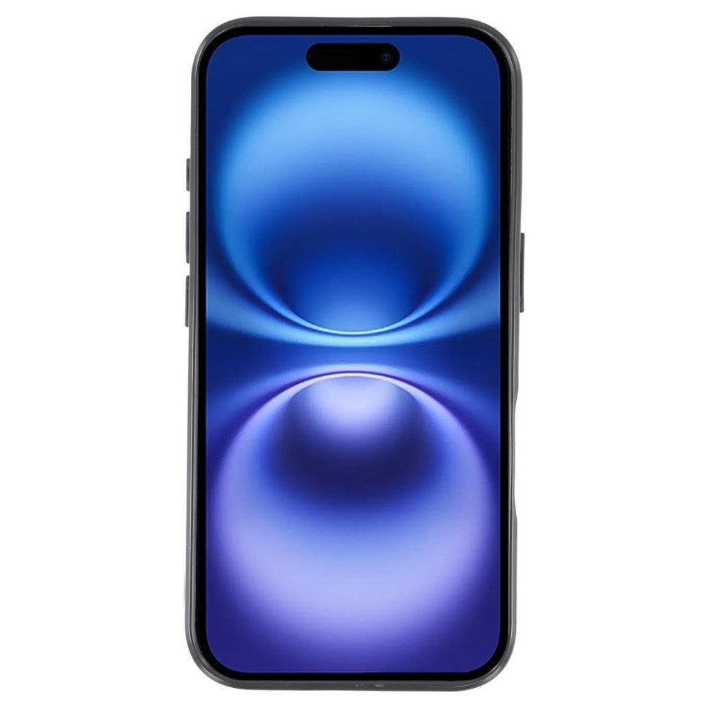 EIDERWOOD IPhone 16 Pro Flexible Plastic Case with Glitter - Black