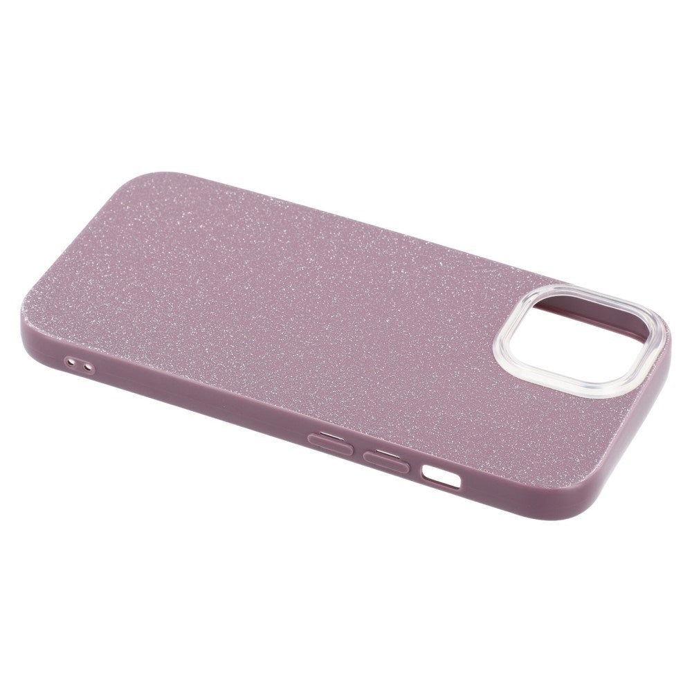 EIDERWOOD iPhone 14 / 13 Flexible Plastic Case with Glitter - Purple
