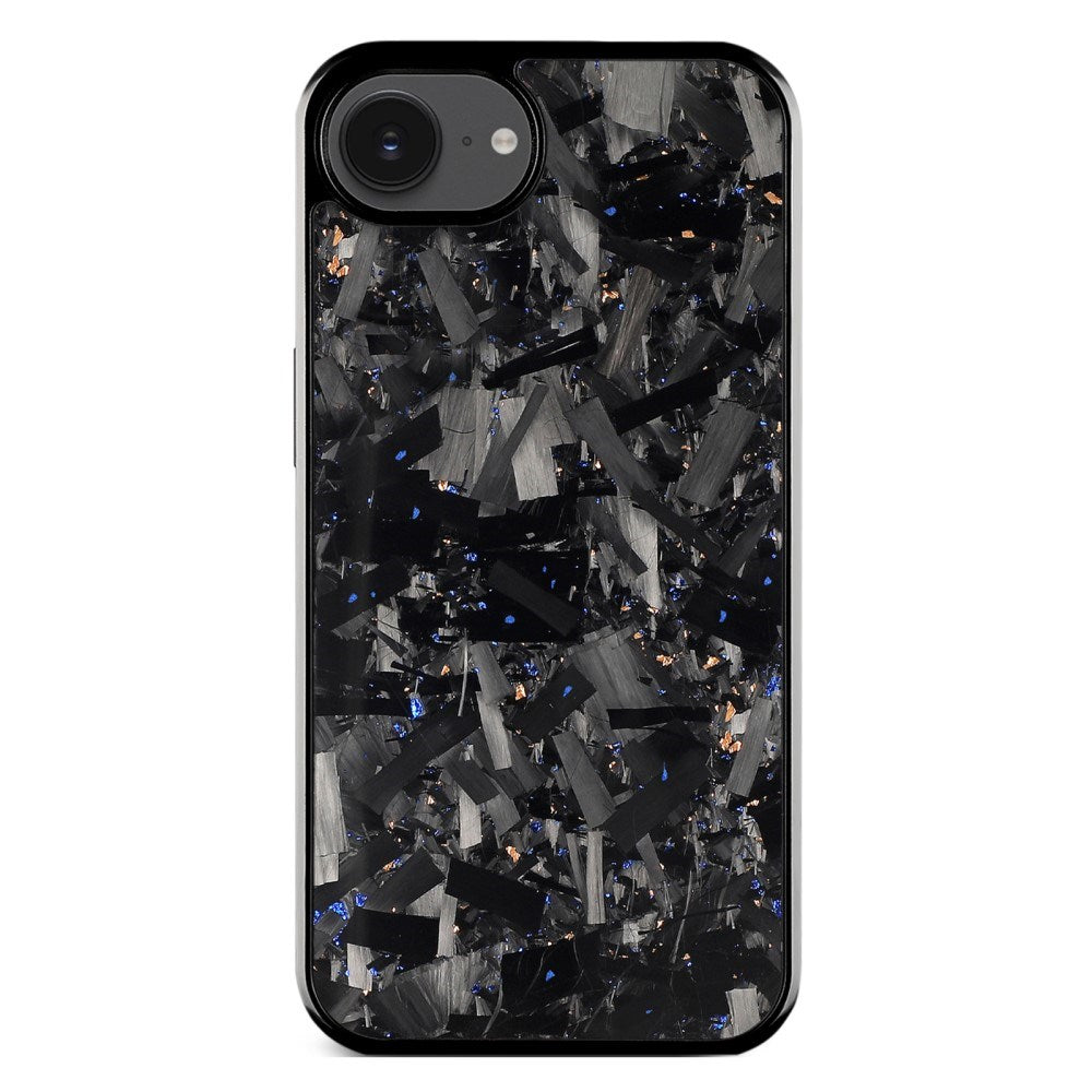 EIDERWOOD iPhone 16e Aramid Fiber Plastic Case - Blue / Gold