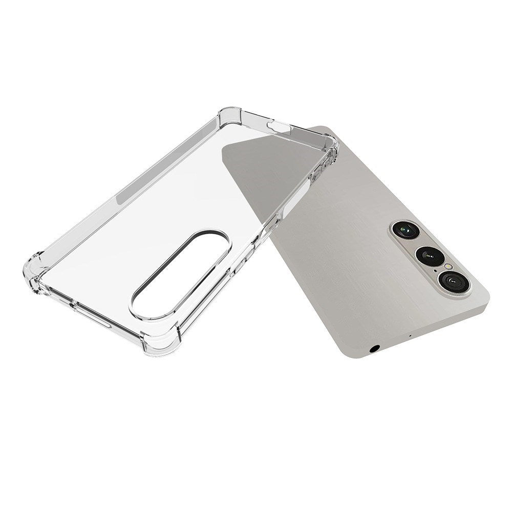 EIDERWOOD Sony Xperia 1 VII Plastic Case with Shock Absorbing Corners - Transparent