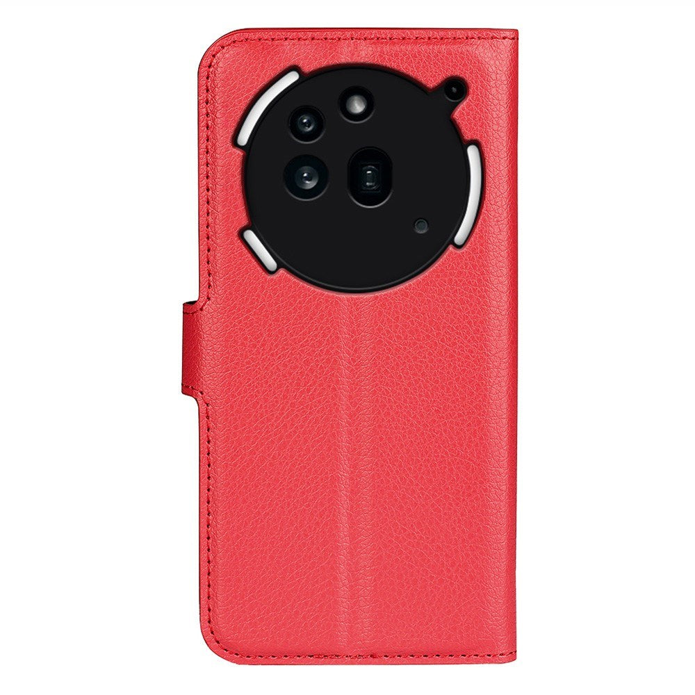 EIDERWOOD Nothing Phone (3a) Pro Faux Leather Flip Case with Cardholder & Stand Function - Red