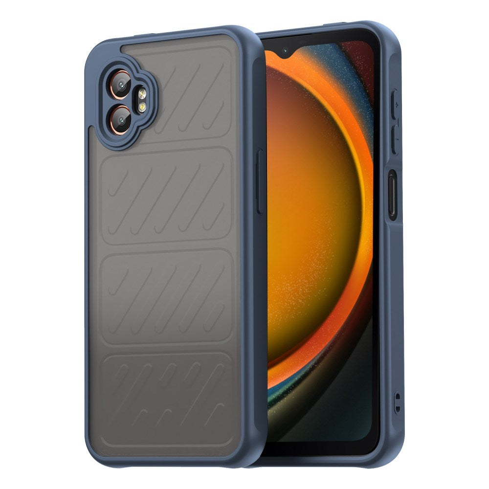 EIDERWOOD Samsung Galaxy Xcover 7 Pro Hybrid Plastic Case with Matte Back - Transparent / Blue