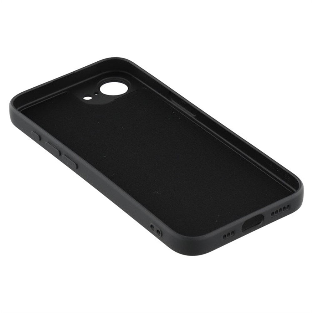 iPhone 16e Protection Set with Flexible Plastic Case & Screen Protector - Black