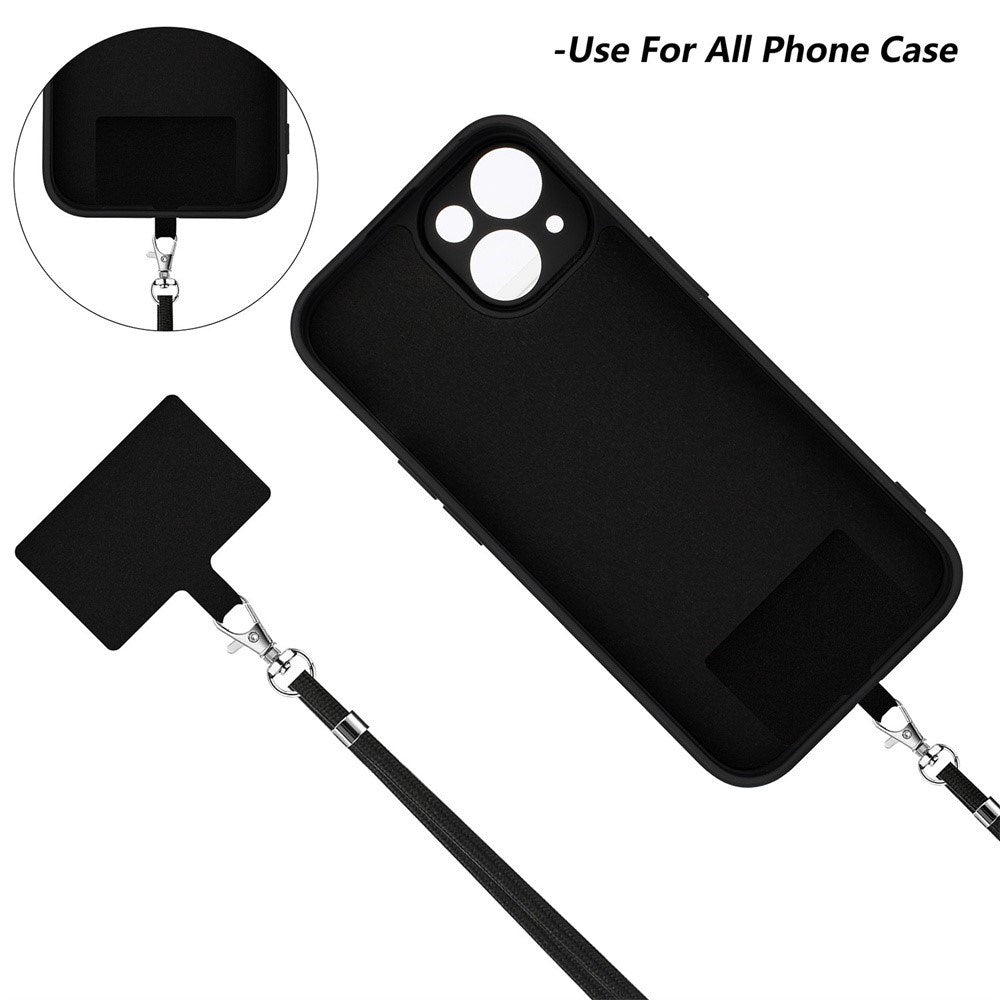 iPhone 16e Set with Flexible Plastic Case - Screen Protector - Lanyard - Lavender