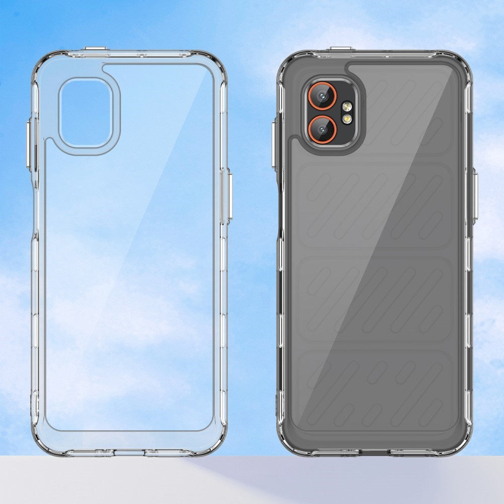 EIDERWOOD Samsung Galaxy Xcover 7 Pro 2-in-1 Set Flexible Plastic Case with Tempered Glass Screen Protector - Transparent