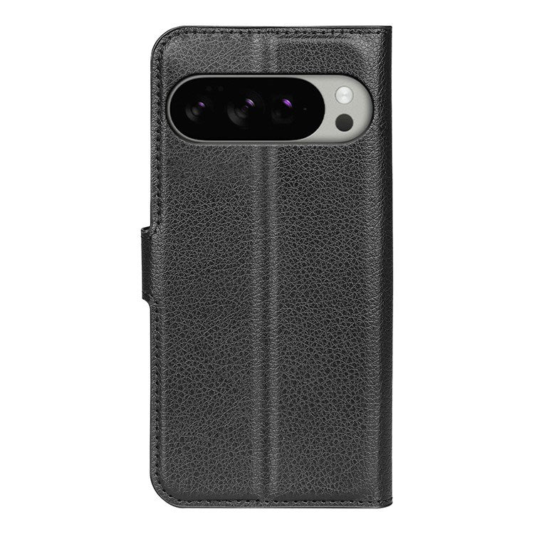 EIDERWOOD Google Pixel 10 Pro XL Faux Leather Flip Case with Cardholder & Stand Function - Black